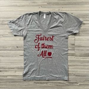 ✨ American Apparel “Fairest of Them All” V-Neck Tee – Size Small ✨